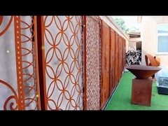 পোলিশ কর্টেন পারফোরেশন প্যানেল সজ্জা কাস্টম বেধ