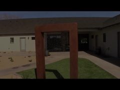 পুকুর কর্টেন স্টিল জলপ্রপাত ব্লেড ক্যাসকেড স্পেস কাস্টমাইজযোগ্য