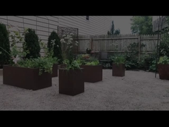 কাস্টম মেইলবক্স প্ল্যান্টার বক্স বাগান ধাতু অলঙ্কার আবহাওয়া প্রতিরোধী